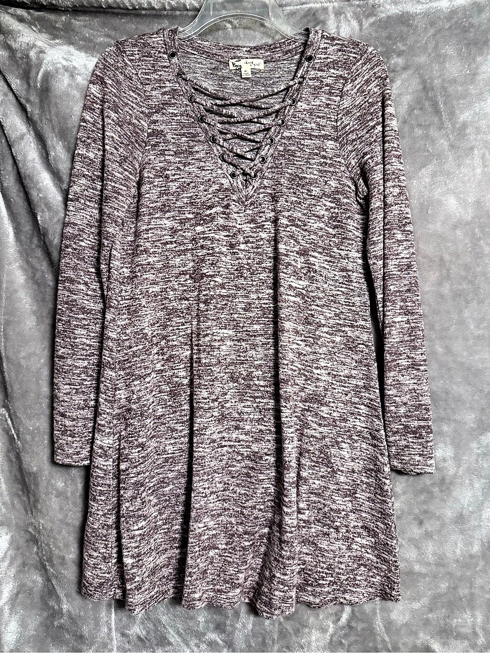 Women's Lace-Up Mini Dress